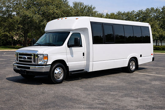 18-passenger minibus available for charter in Hartford, CT