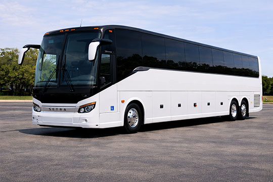 56-passenger charter bus available for charter in Hartford, CT